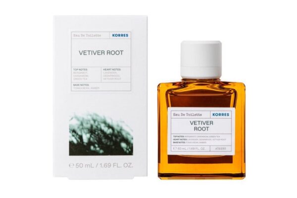 korres greckie perfumy mocne intensywny zapach korres vetiver root woda toaletowa dla mężczyzn